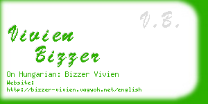 vivien bizzer business card